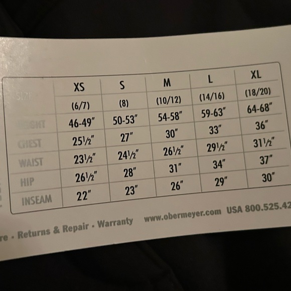 Obermeyer Jolie Softshell Ski Pants – Girls' Size XS (6/7), Fleece-Lined - Picture 6 of 7